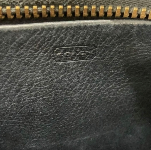 Pre-Creed Vintage Coach Watermelon Tote №9440 in Navy - Picture 10 of 11